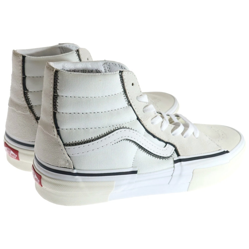 VANS(ヴァンズ) Sk8-Hi RECONST VN0005UKW00 ハイカットスニーカー US11/29.0cm ホワイト