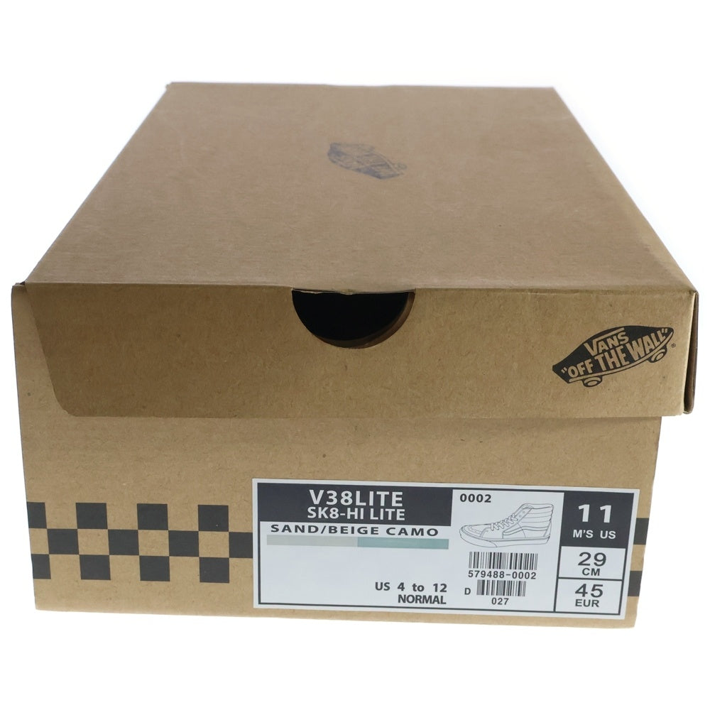 VANS(ヴァンズ) Sk8-Hi 579488-0002 スケート ハイカットスニーカー US11/29.0cm ベージュ
