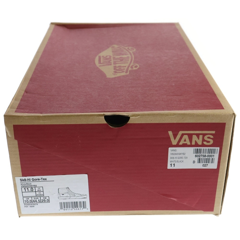 VANS(ヴァンズ) Sk8-Hi Gore-Tex スケートハイ ゴアテックス VN0A4V9XYB2 ハイカットスニーカー US11/29.0cm ホワイト