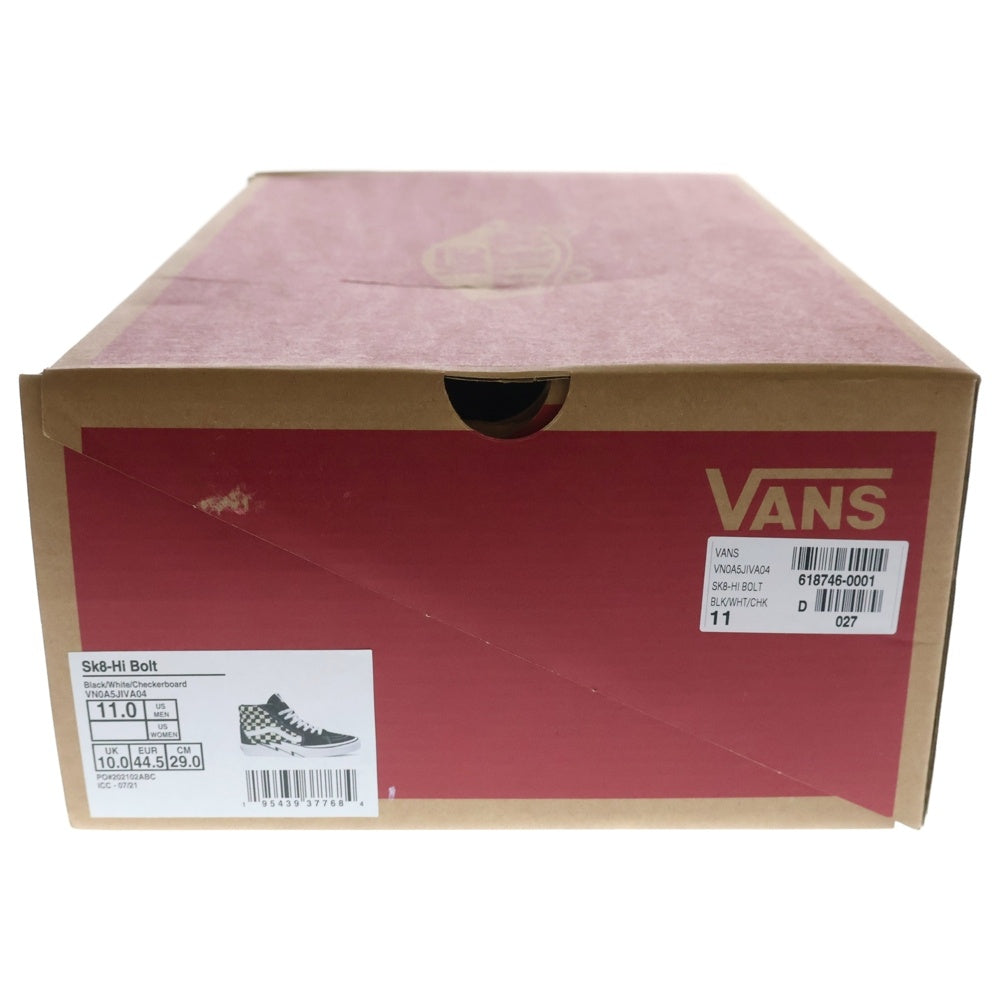 VANS(ヴァンズ) Sk-Hi Bolt VN0A5JIVA04 ハイカットスニーカー US11/29.0cm ブラック/ホワイト