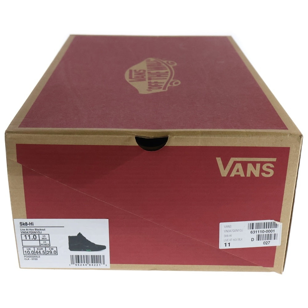 VANS(ヴァンズ) Sk8-Hi VN0A7Q5N1OJ ハイカットスニーカー US11/29.0cm ブラック