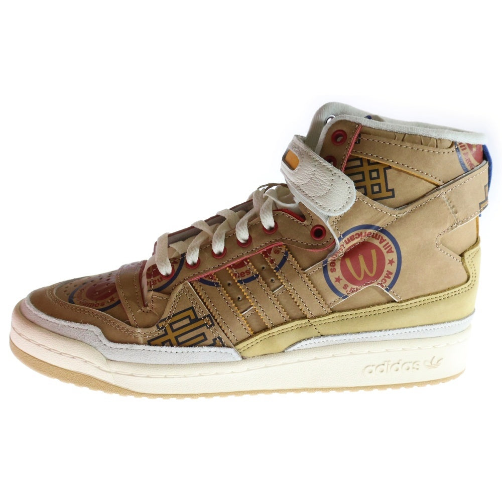 adidas(アディダス) FORUM 84 EE GW9711 エリック エマニュエル ハイカット スニーカー ブラウン US11/29.0cm
