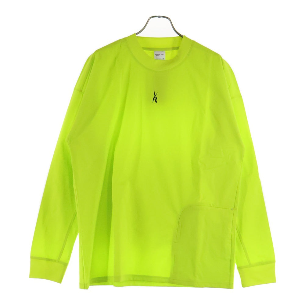 Reebok(リーボック) フロントプリント長袖Tシャツ GS9192 イエロー