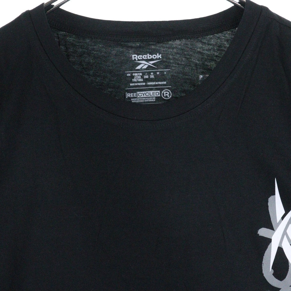 Reebok(リーボック) フロントプリント半袖Tシャツ GT5809 ブラック