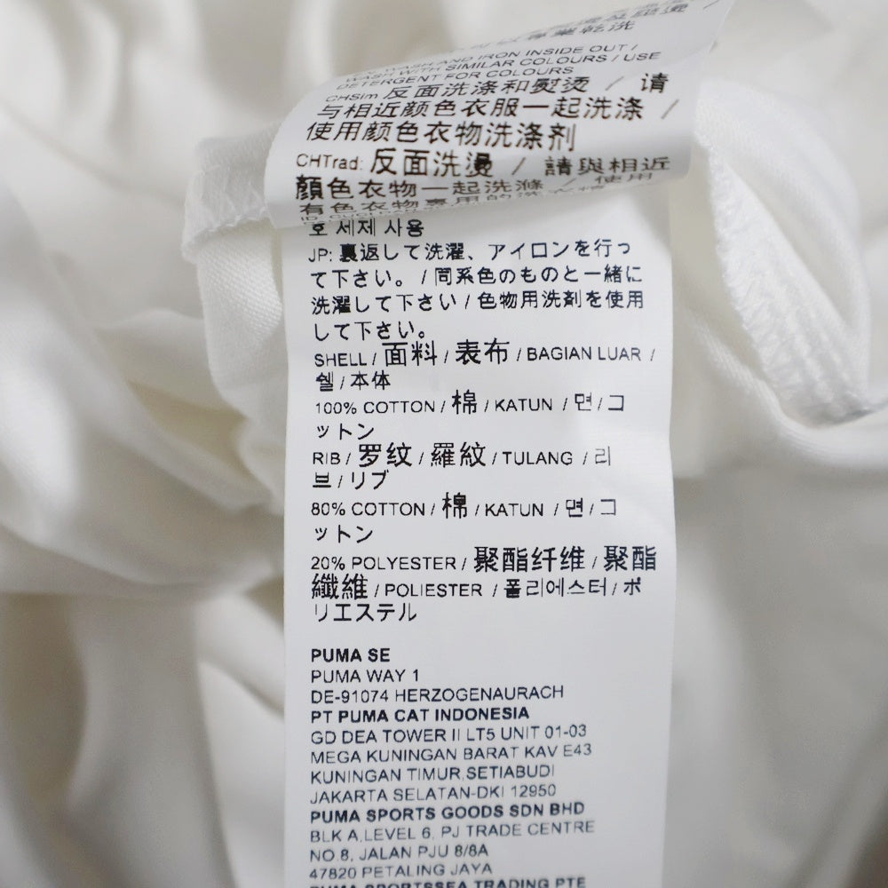 PUMA(プーマ) フロントプリント半袖Tシャツ 538070-02 ホワイト