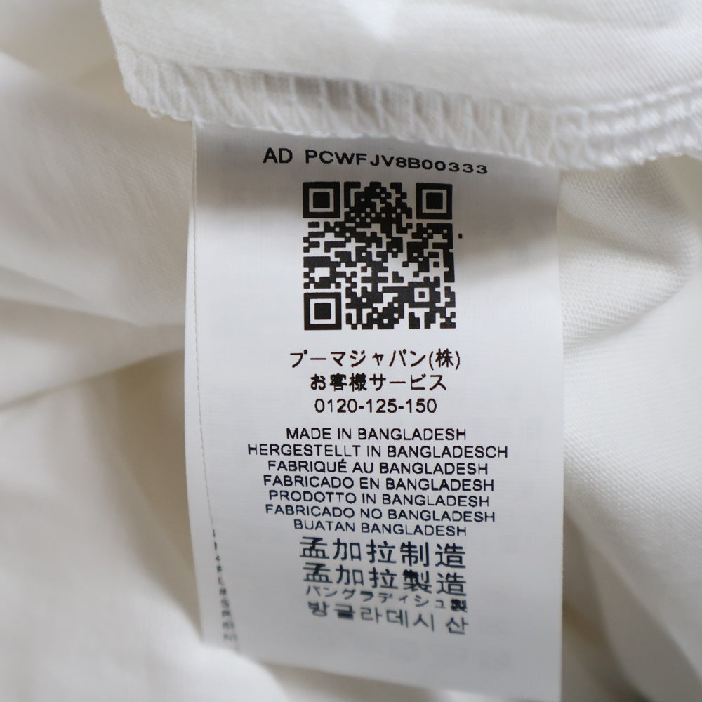 PUMA(プーマ) フロントプリント半袖Tシャツ 538070-02 ホワイト