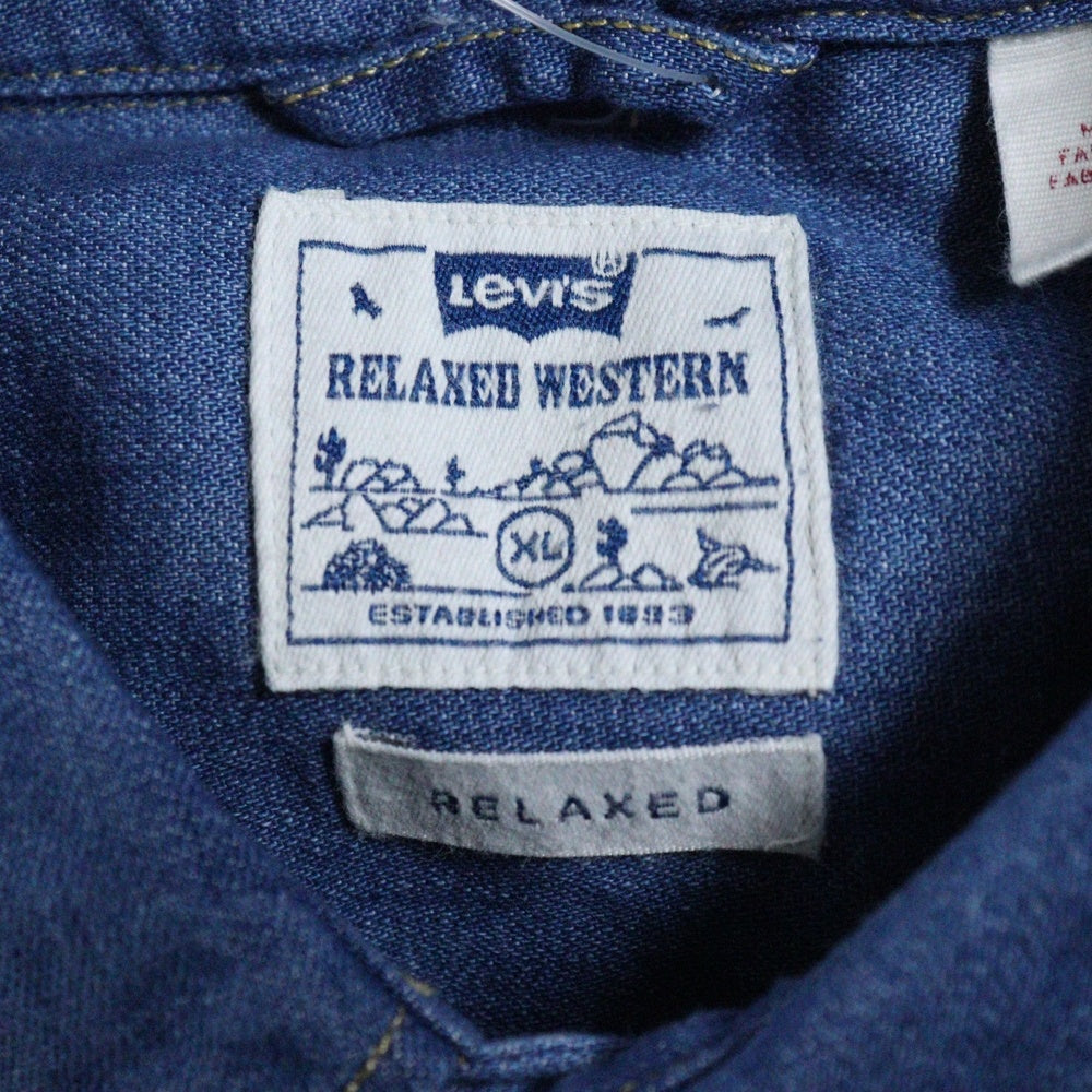 Levi's(リーバイス) フロントボタンデニムシャツ A5722-0006 ブルー