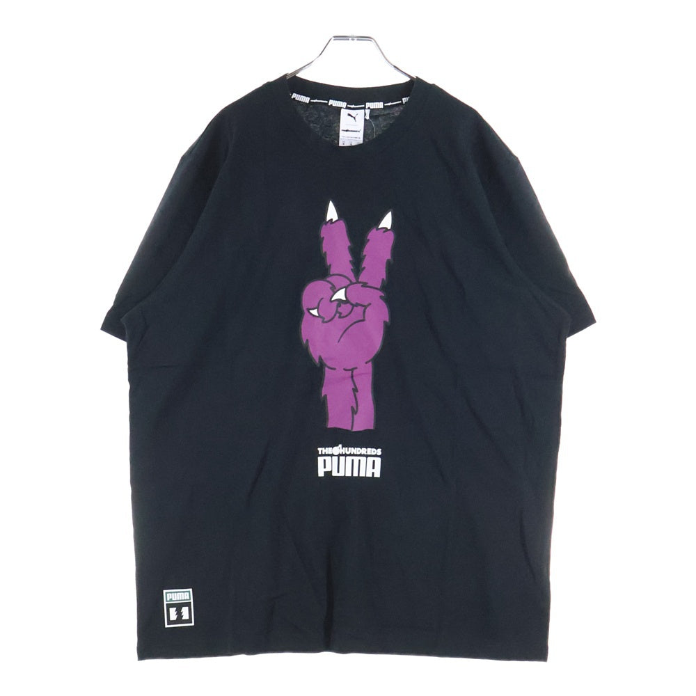 PUMA(プーマ) フロントプリント半袖Tシャツ 598314-01 ブラック