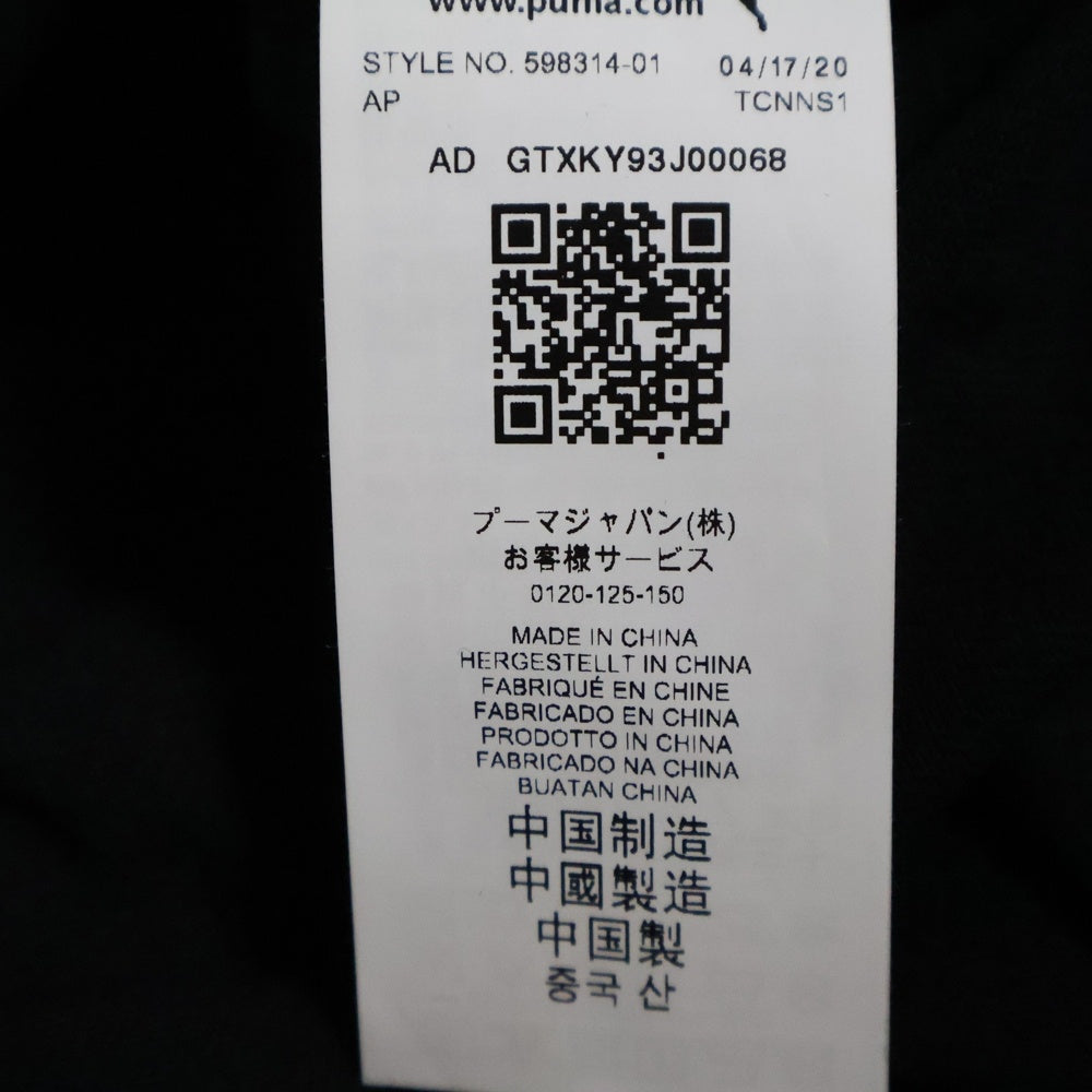 PUMA(プーマ) フロントプリント半袖Tシャツ 598314-01 ブラック
