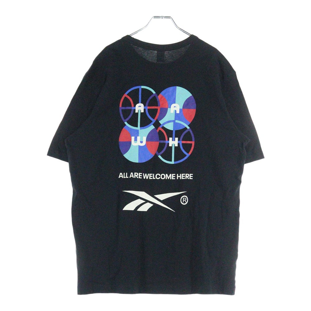 Reebok(リーボック) フロントプリント半袖Tシャツ HK2998 ブラック
