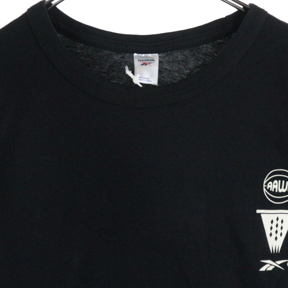 Reebok(リーボック) フロントプリント半袖Tシャツ HK2998 ブラック