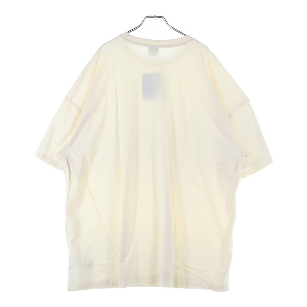 PUMA(プーマ) フロントプリント半袖Tシャツ 534610-65 アイボリー