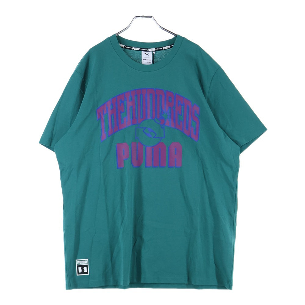 PUMA(プーマ) フロントプリント半袖Tシャツ 598314-90 グリーン