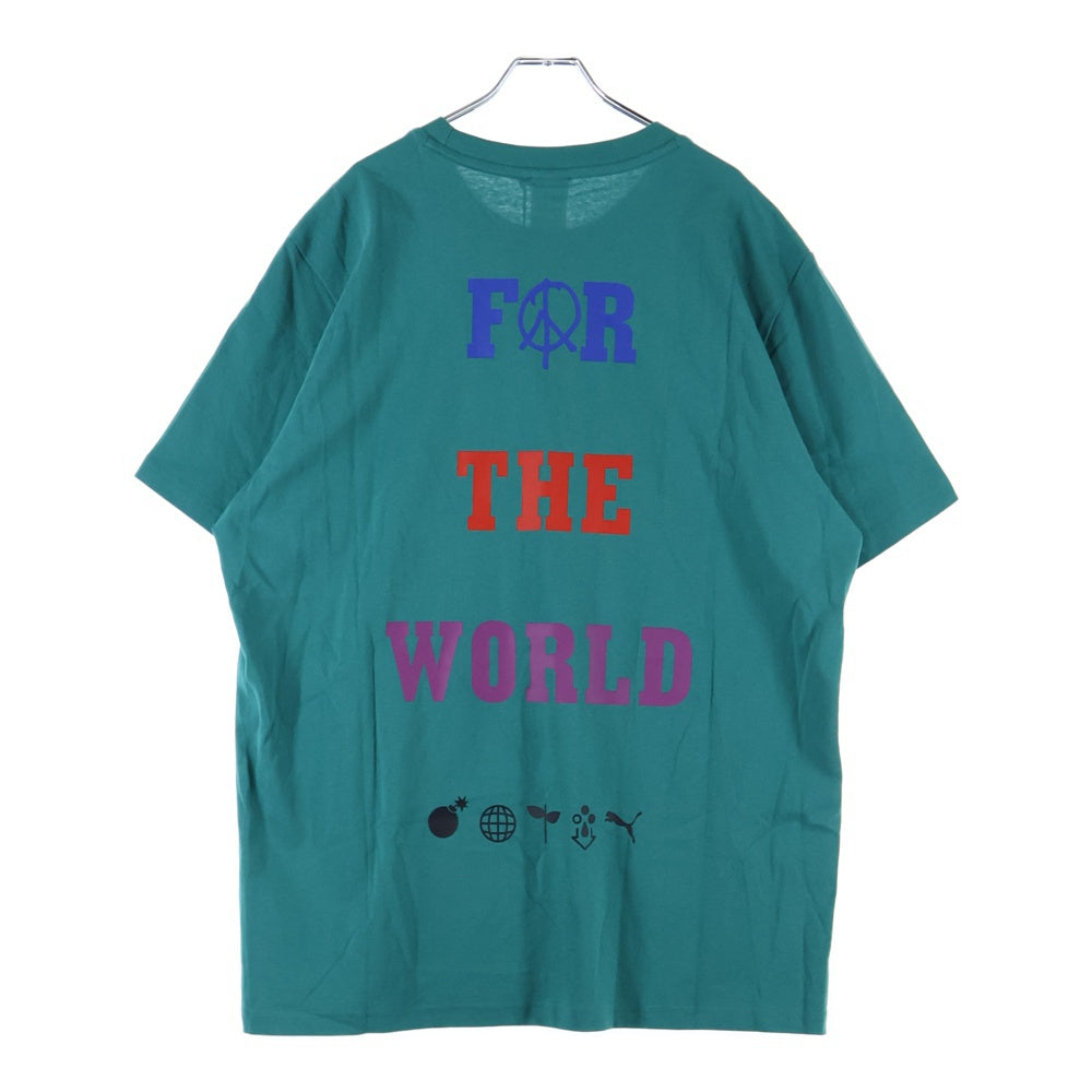 PUMA(プーマ) フロントプリント半袖Tシャツ 598314-90 グリーン
