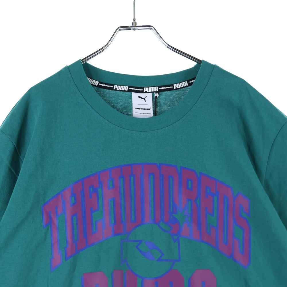 PUMA(プーマ) フロントプリント半袖Tシャツ 598314-90 グリーン