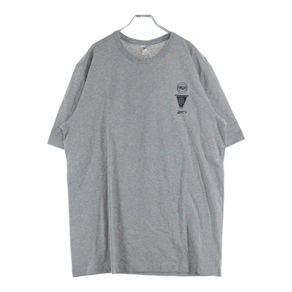 Reebok(リーボック) フロントプリント半袖Tシャツ HS7009 グレー