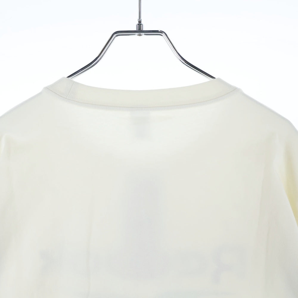 Reebok(リーボック) フロントプリント長袖Tシャツ HA7172 アイボリー