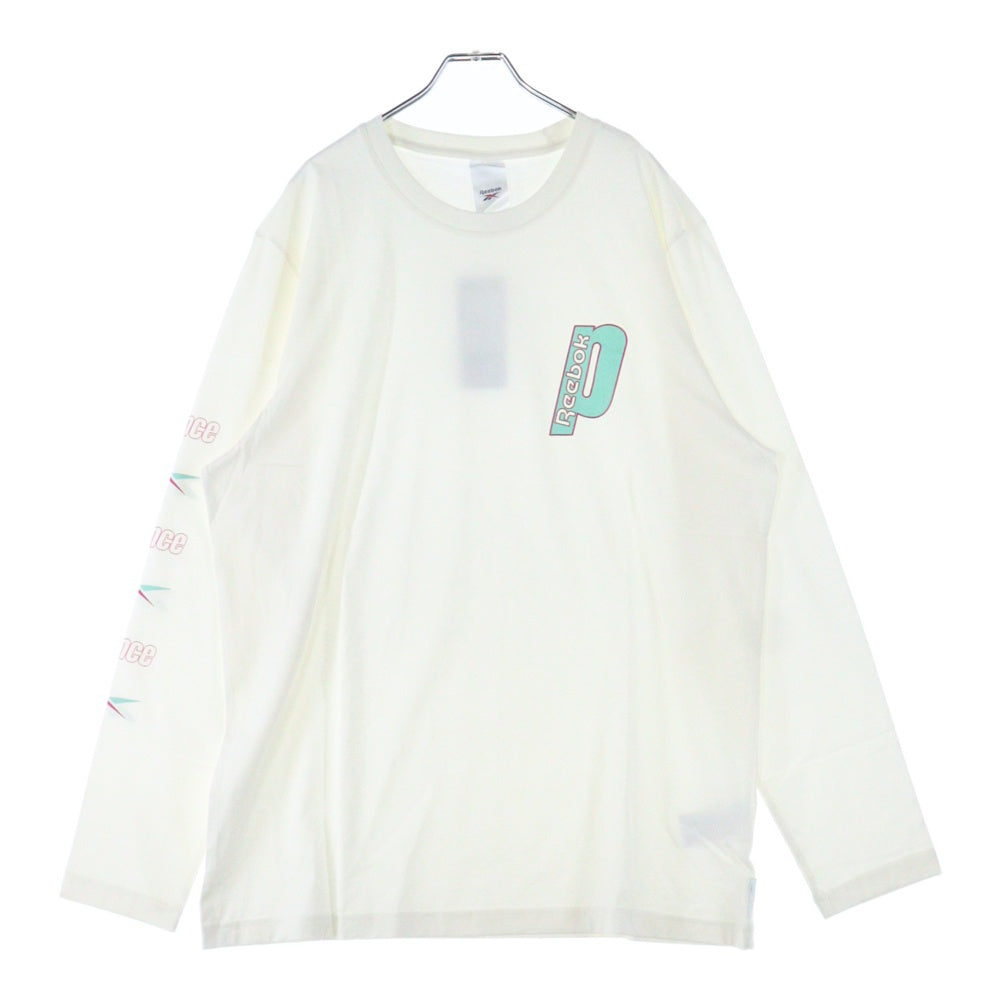 Reebok(リーボック) フロントプリント半袖Tシャツ H62571 ホワイト