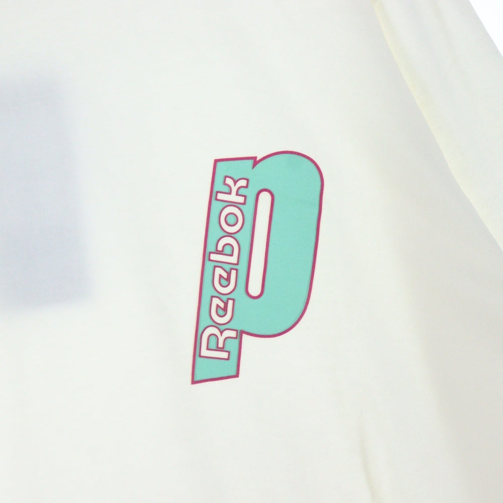 Reebok(リーボック) フロントプリント半袖Tシャツ H62571 ホワイト