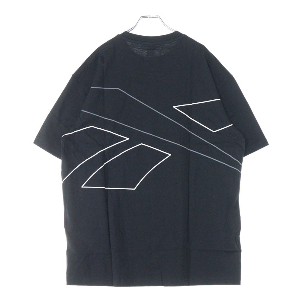 Reebok(リーボック) フロントロゴ半袖Tシャツ HE9592 ブラック