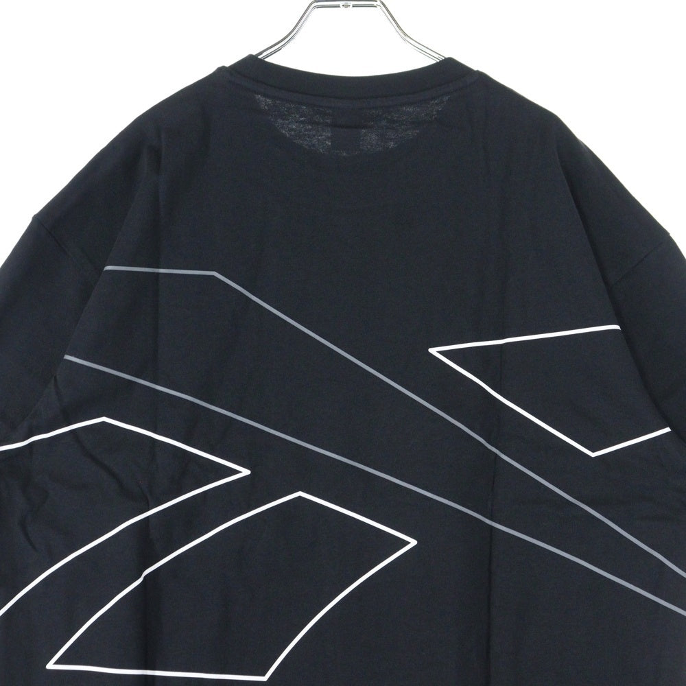 Reebok(リーボック) フロントロゴ半袖Tシャツ HE9592 ブラック