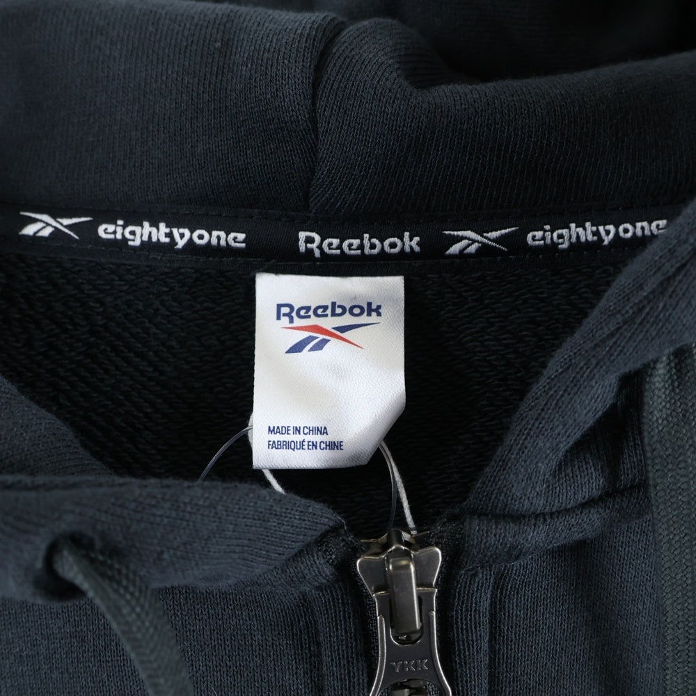 Reebok(リーボック) フロント刺繍ハーフジップ HF5403 ブラック