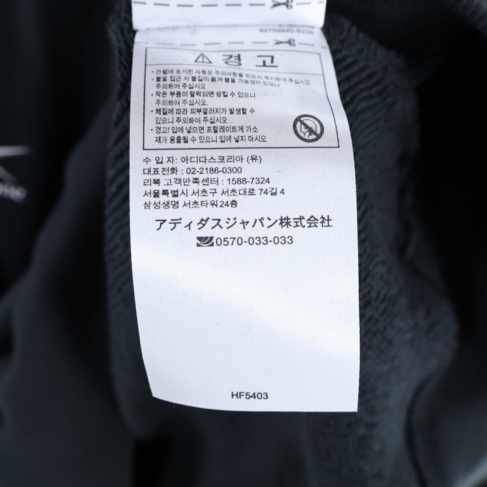 Reebok(リーボック) フロント刺繍ハーフジップ HF5403 ブラック