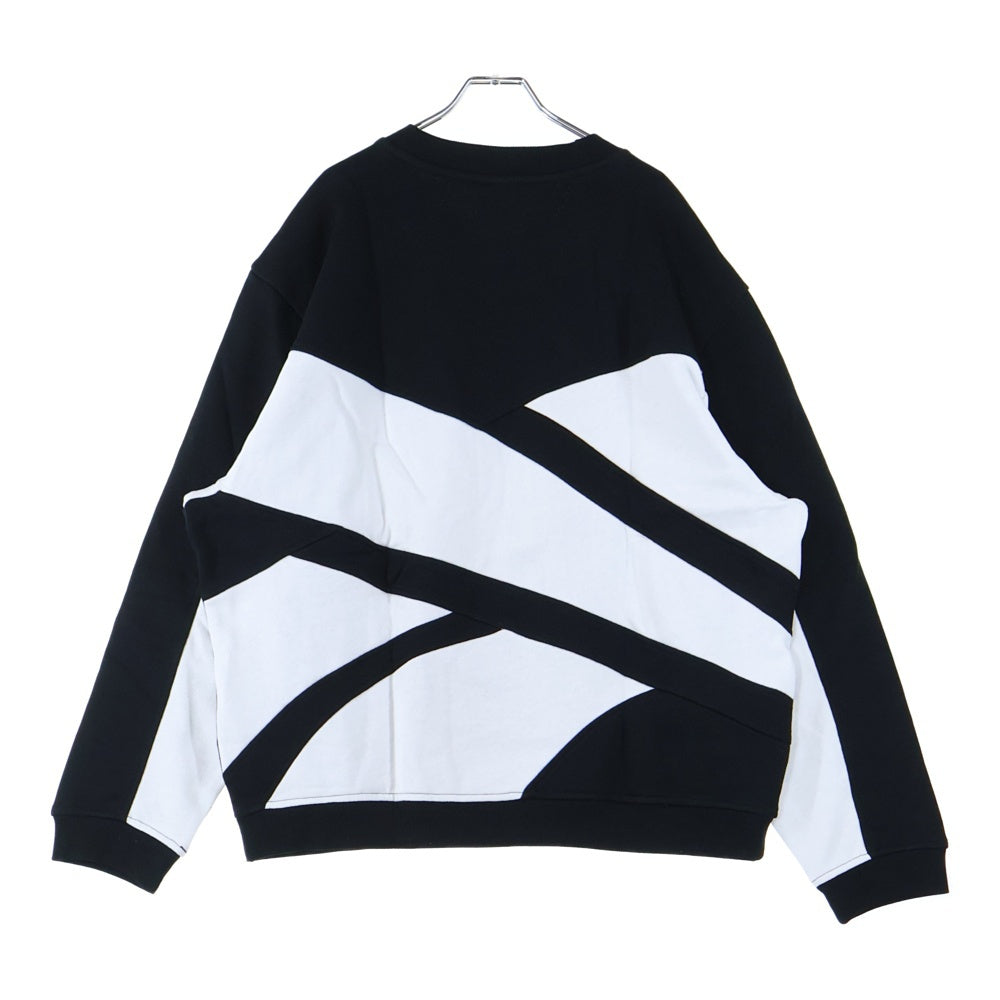 Reebok(リーボック) フロント刺繍クルーネックスウェットトレーナー GV3490 ブラック