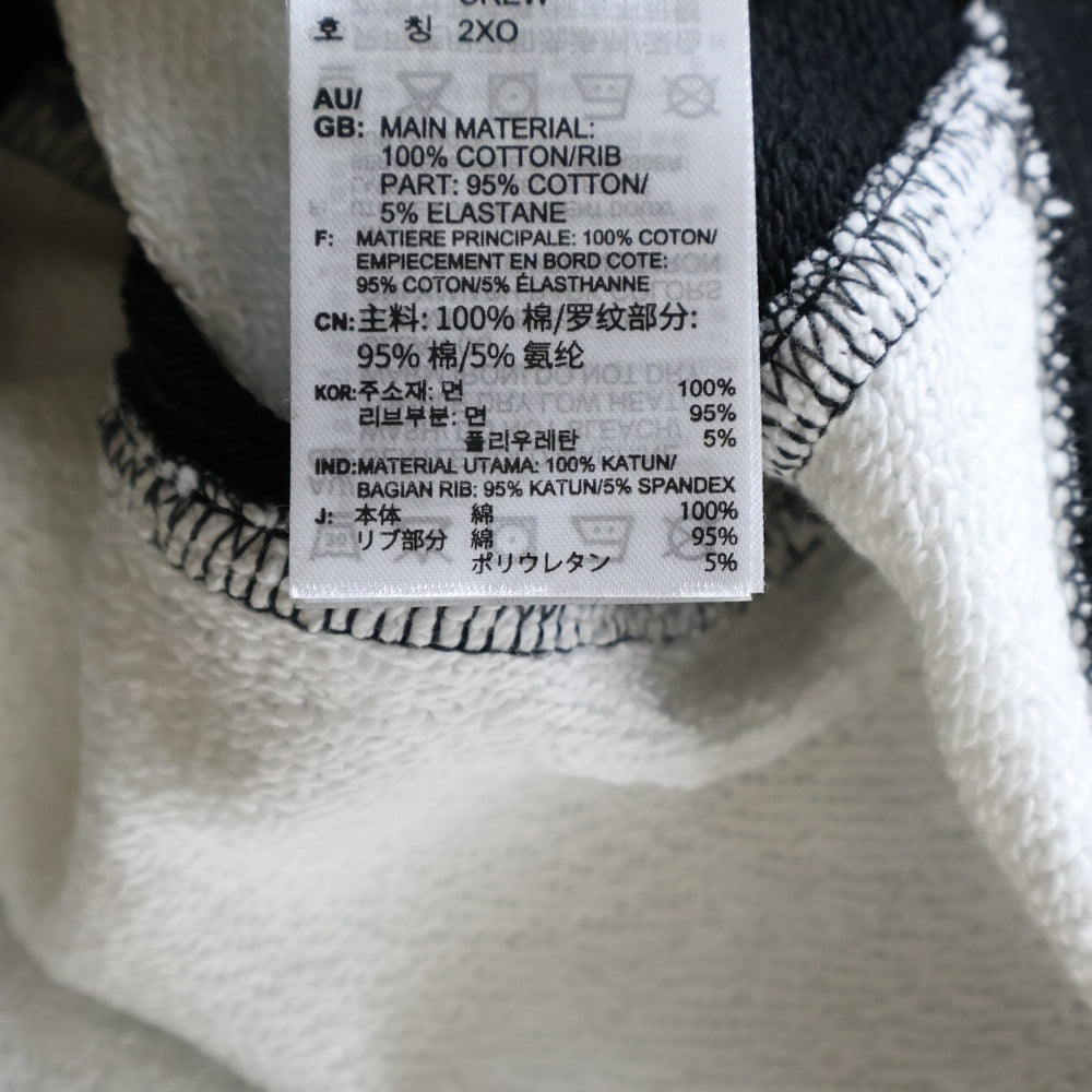 Reebok(リーボック) フロント刺繍クルーネックスウェットトレーナー GV3490 ブラック