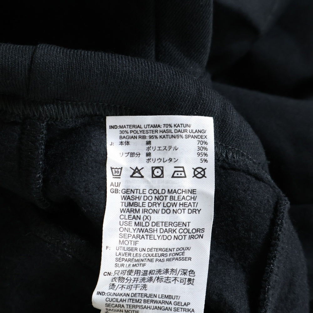 Reebok(リーボック) フロント刺繍プルオーバーパーカー HK4453 ブラック