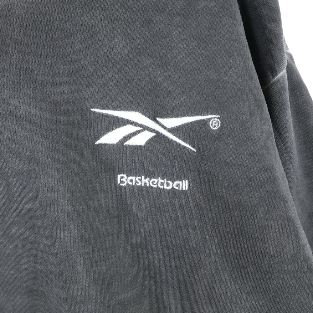 Reebok(リーボック) フロントロゴプルオーバーパーカー IA2416 チャコール