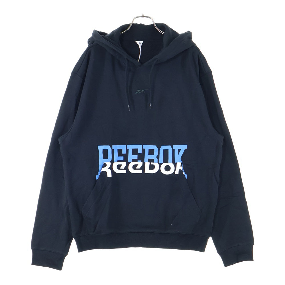 Reebok(リーボック) フロントプリントプルオーバーパーカー GV3454 ブラック