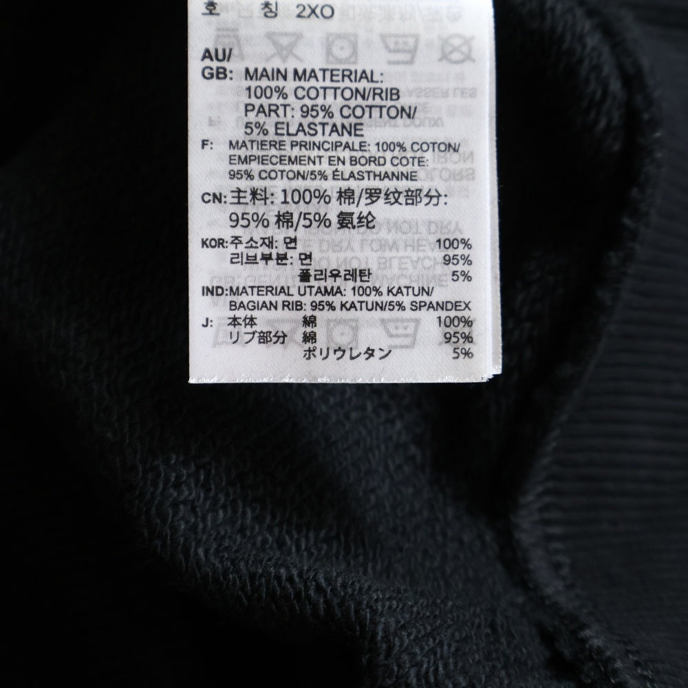 Reebok(リーボック) フロントプリントプルオーバーパーカー GV3454 ブラック