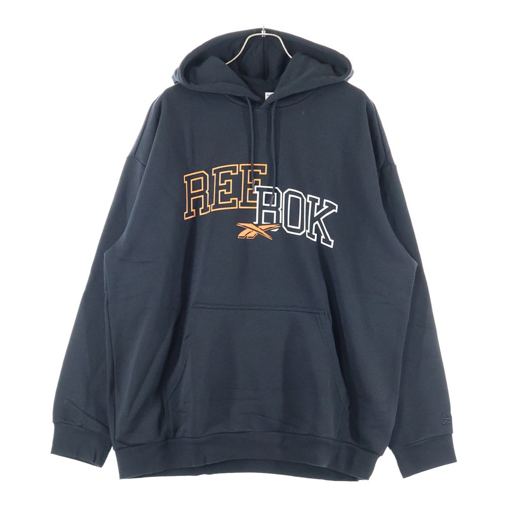 Reebok(リーボック) フロントプリントプルオーバーパーカー HC0049 ブラック