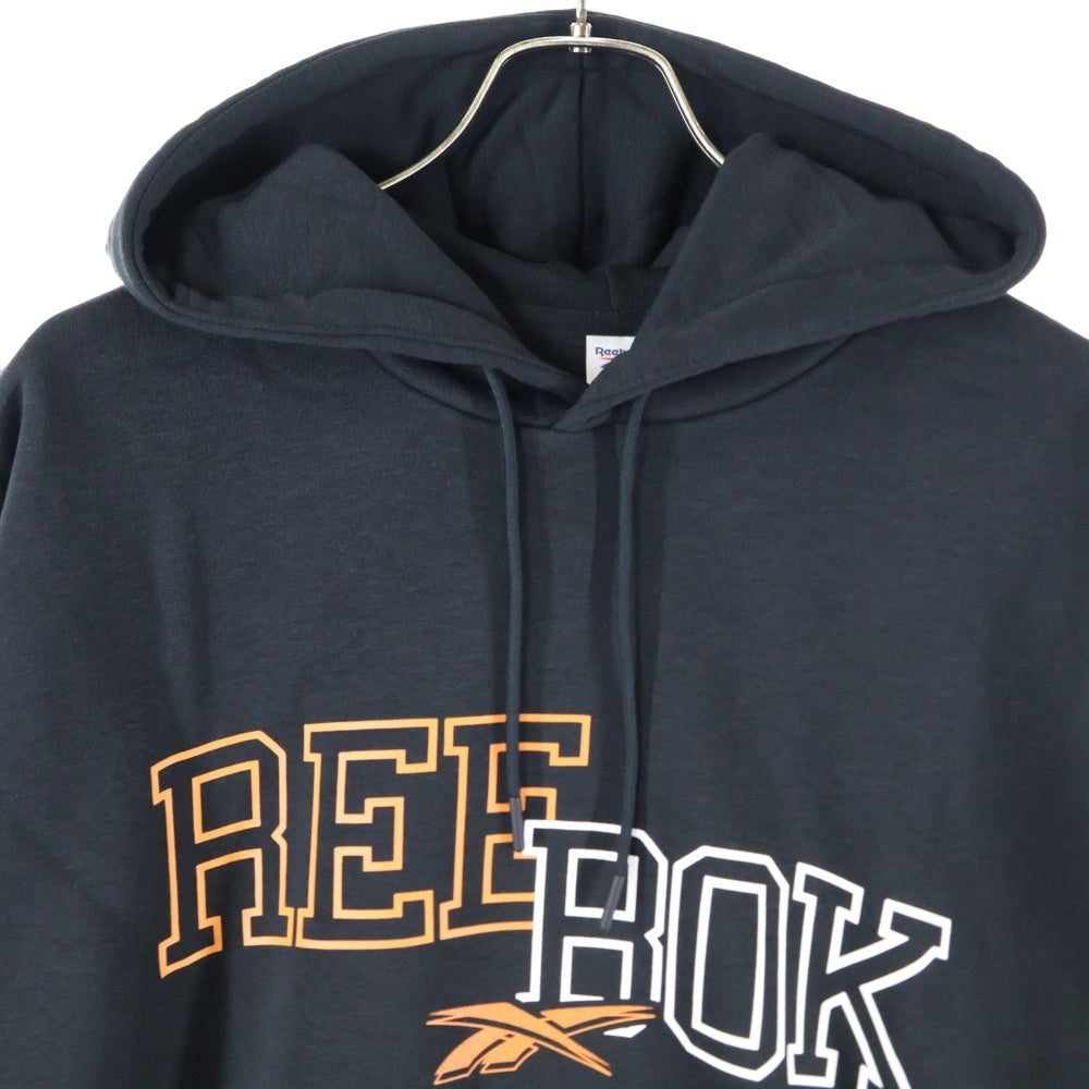 Reebok(リーボック) フロントプリントプルオーバーパーカー HC0049 ブラック