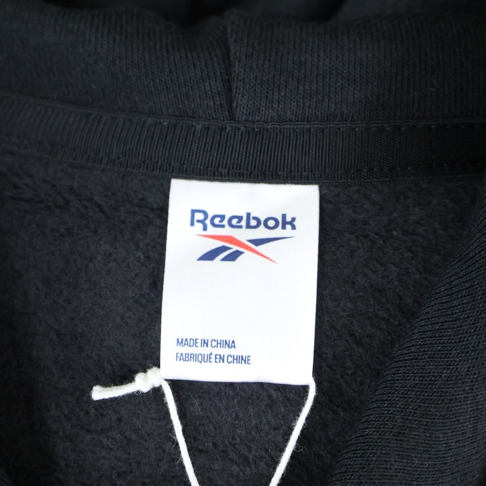 Reebok(リーボック) フロントプリントプルオーバーパーカー HC0049 ブラック
