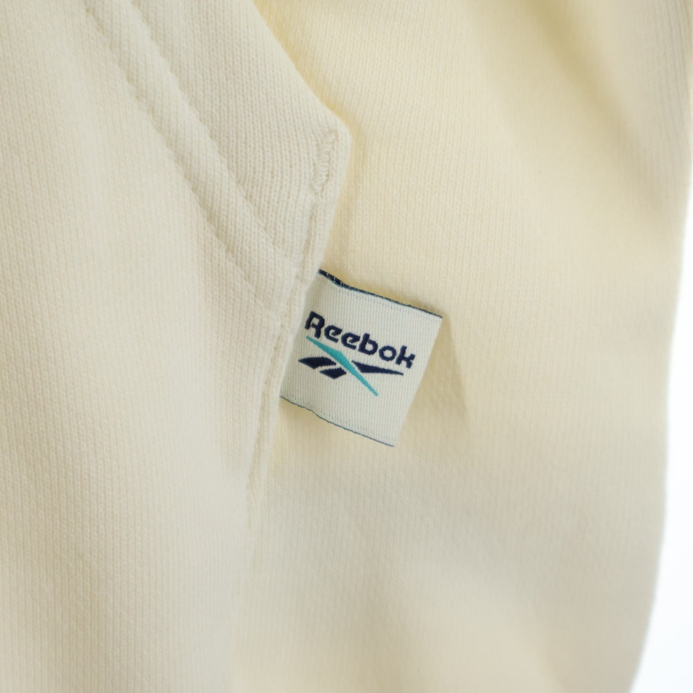 Reebok(リーボック) フロント刺繍クルーネックスウェットトレーナー HA7168 アイボリー