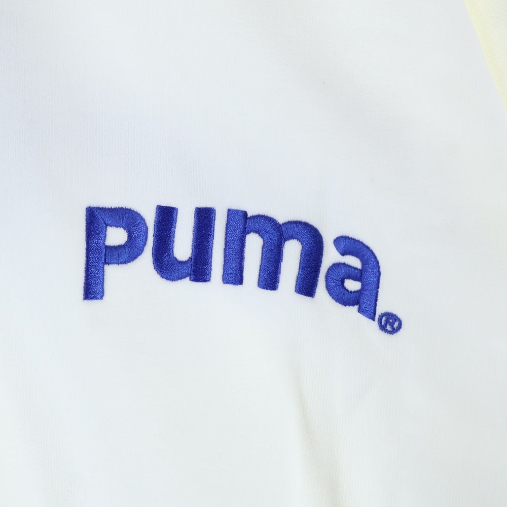 PUMA(プーマ) フロント刺繍クルーネックスウェットトレーナー 539696-02 ホワイト