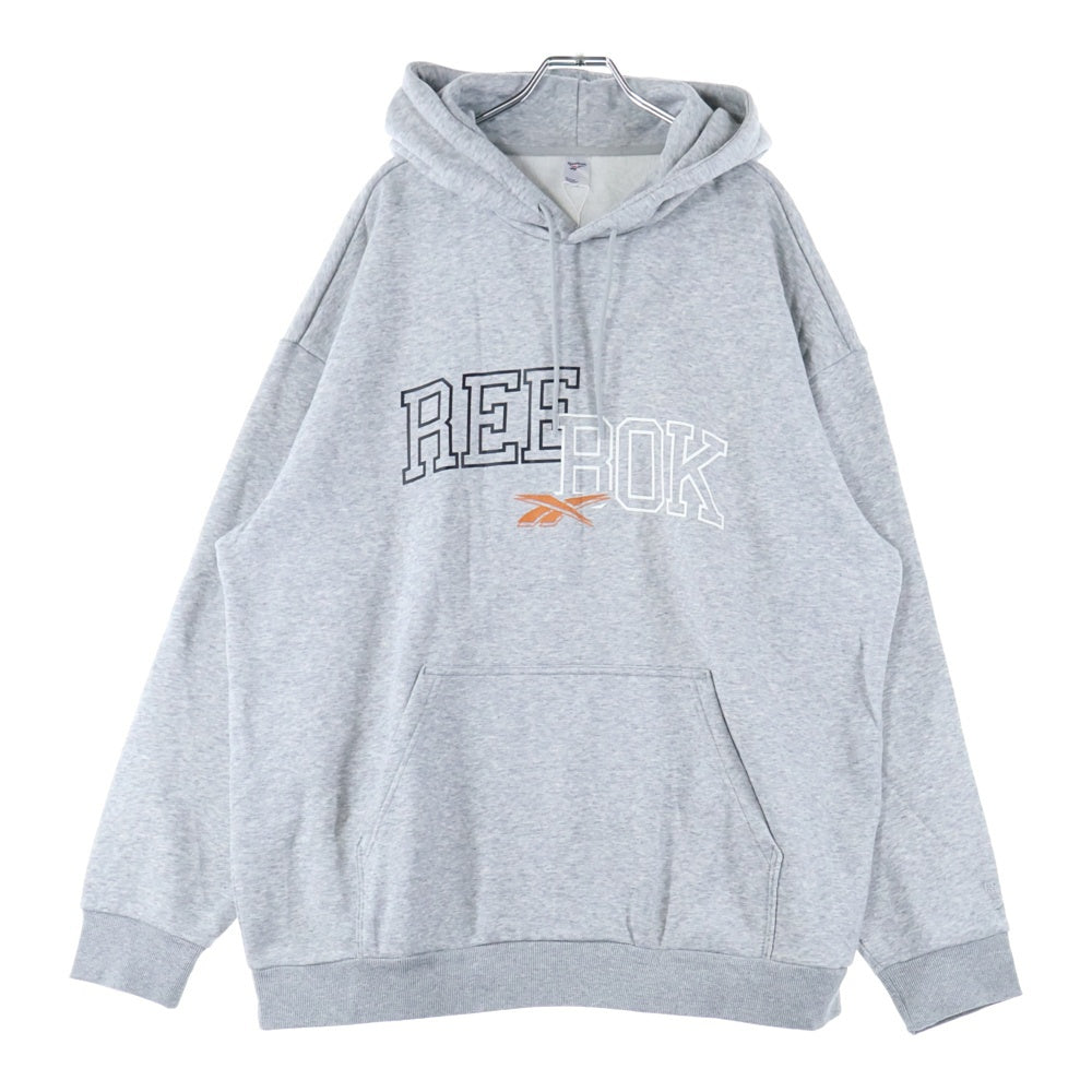 Reebok(リーボック) フロントプリントプルオーバーパーカー HC0050 グレー