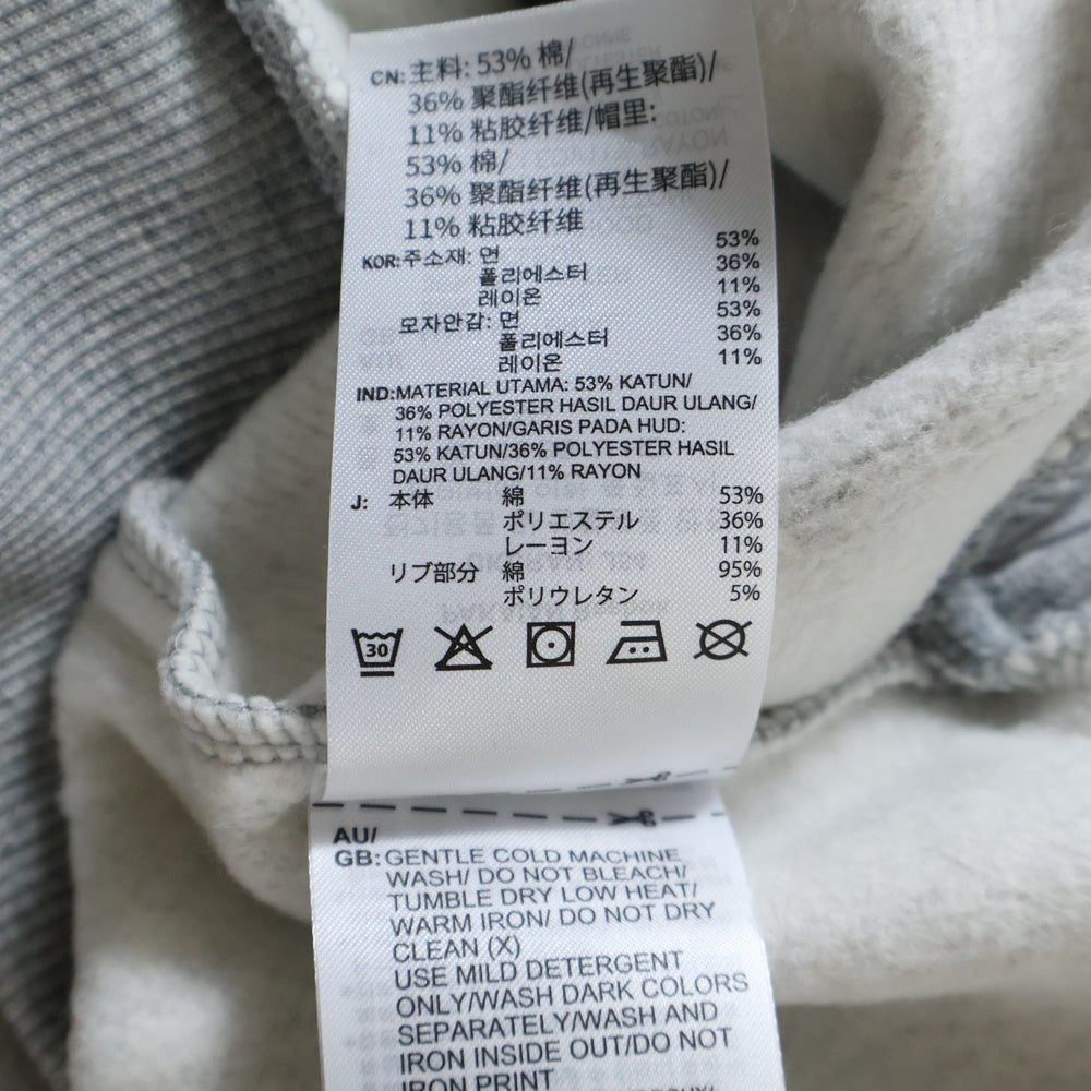 Reebok(リーボック) フロントプリントプルオーバーパーカー HC0050 グレー