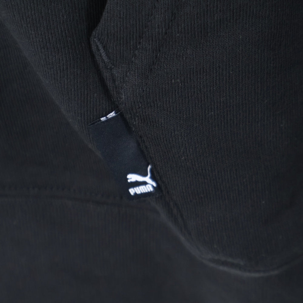 PUMA(プーマ) フロント刺繍プルオーバーパーカー 538259-01 ブラック