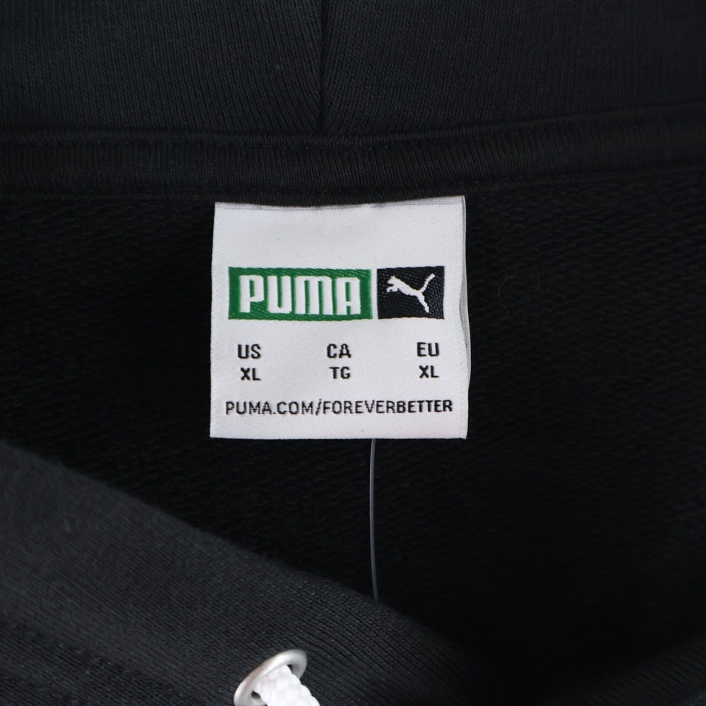 PUMA(プーマ) フロント刺繍プルオーバーパーカー 538259-01 ブラック