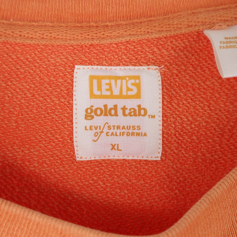Levi's(リーバイス) クルーネックスウェットトレーナー A49030001 オレンジ
