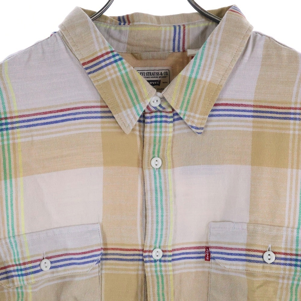 Levi's(リーバイス) フロントボタン付きチェックシャツ 19573-0189 ブラウン