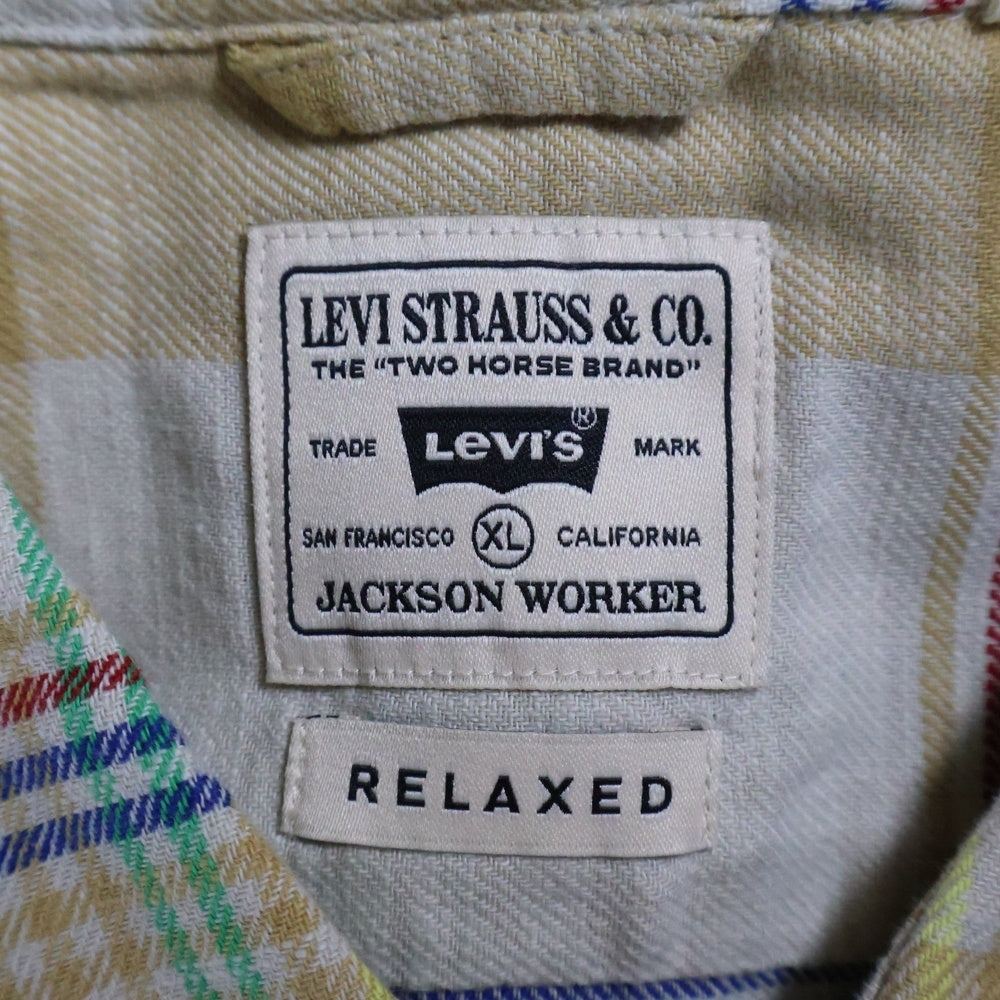 Levi's(リーバイス) フロントボタン付きチェックシャツ 19573-0189 ブラウン