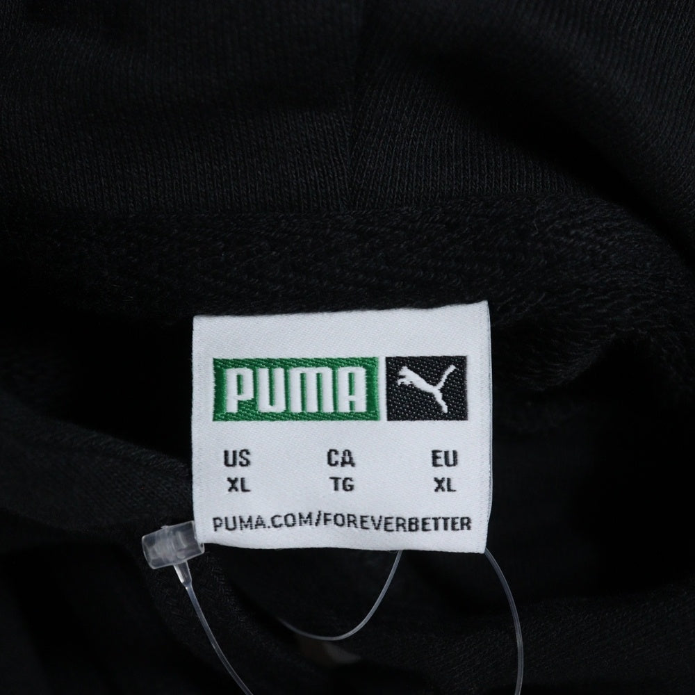 PUMA(プーマ) フロント刺繍プルオーバーパーカー 538245-01 ブラック