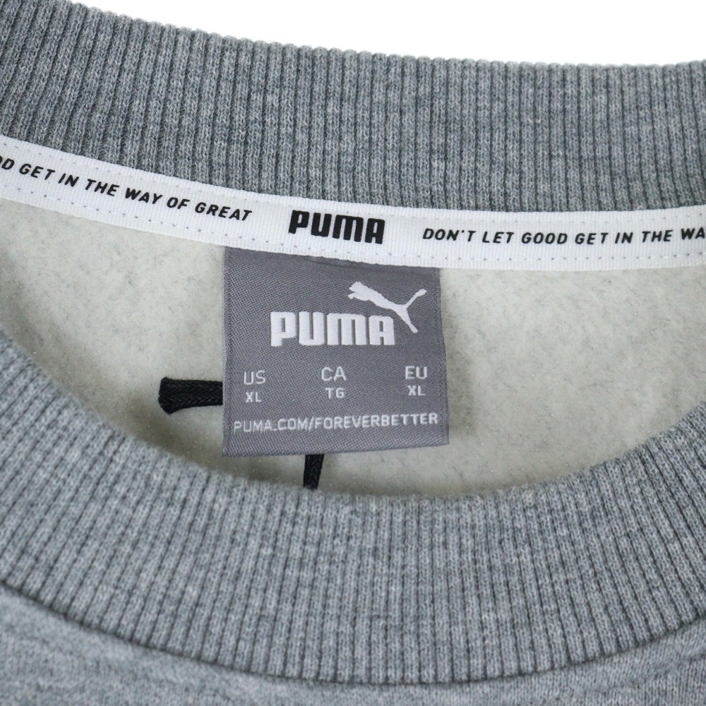 PUMA(プーマ) クルーネックスウェットトレーナー 532207-02 グレー