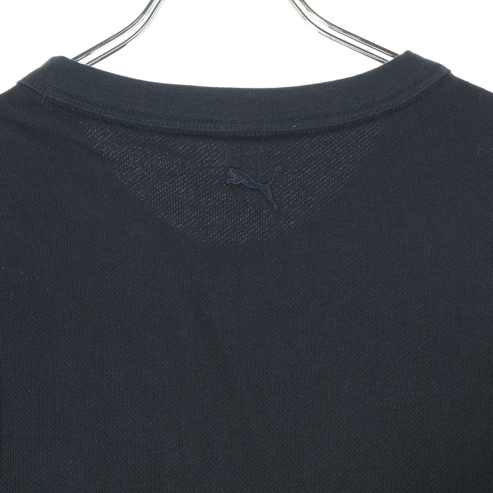 PUMA(プーマ) フロント刺繍半袖Tシャツ 534192-02 ブラック