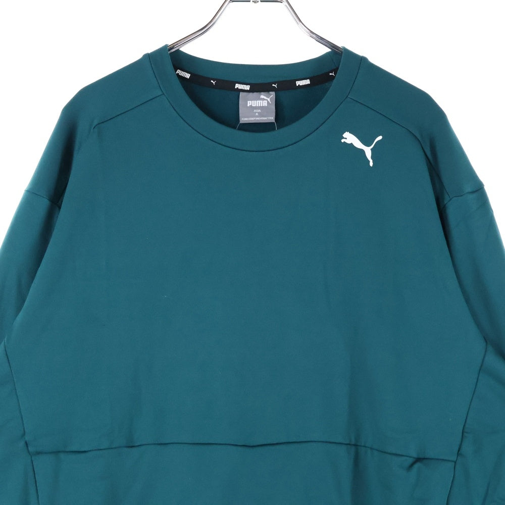 PUMA(プーマ) クルーネックスウェットトレーナー 671872-24 グリーン