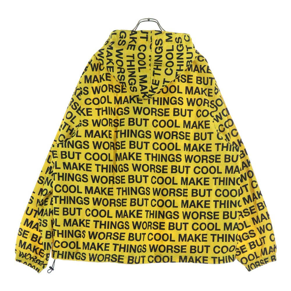 PUMA(プーマ) フード付きジャケット 596660-02 ブラック/イエロー